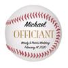 Officiant Gift, Personalized Baseball Wedding, Officiant Proposal Gift, Baseball Wedding Keepsake, Officiant Gift from Bride and Groom, Officiant Wedding Gift, Personalized Keepsake, Wedding Baseball view 1