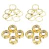 PATIKIL Skateboard Lock Nuts Set, 2 Set 5/16 Skateboard Truck Axle Washers Spacer Hardware Repair Kit for Longboard Cruiser, Gold view 1