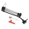PATIKIL Mini Bike Floor Pump, Ball Pump Kit Portable Hand Inflator Air Pump for Inflatable Equipment with Multi-Function Nozzle, Silver Tone view 1