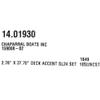 Chaparral Boat Raised Decals 159088-02 | Suncoast Stickers (Set of 2) view 4