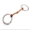 Cavalon Flat Loose Ring Twisted Wire Single-Jointed Snaffle Bit view 2