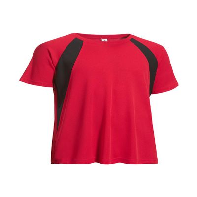 Expert Brand USA-Made Men's Oxymesh Dry Fit Sleeveless Athletic Shirt Red/Black