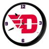The Fan-Brand NCAA Dayton Flyers - Retro Lighted Wall Clock - Sports Team Bar Sign Dcor - Home, Dorm, Garage, Office, Fan Cave view 1