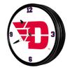 The Fan-Brand NCAA Dayton Flyers - Retro Lighted Wall Clock - Sports Team Bar Sign Dcor - Home, Dorm, Garage, Office, Fan Cave view 2