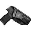 Amberide Sig P365XL IWB Holster,Kydex-Boltaron Inside Waistband Fit Sig P365 XL 9mm Pistol,Low-Print Slim Design,Smooth Quick-Draw Retention,Full Trigger Coverage,030 Cant Adjustment view 1
