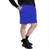 MOGU Mens Blue Dress-Flat Front Pleated Shorts - Perfect for Golf, Casual and Slim Fit Wear Royal Blue 31 view 3