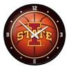 The Fan-Brand NCAA Iowa State Cyclones: Basketball - Modern Disc Wall Clock - Sports Team Bar Sign Dcor - Home, Dorm, Garage, Office, Fan Cave view 1