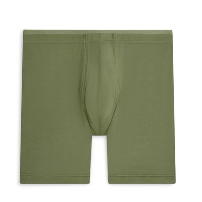 2(X)IST Men's Luxe Modal 6'' Boxer Brief Matte Green