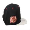 Mitchell & Ness Chicago Bulls Black Pin Drop Snapback Adjustable Cap view 2
