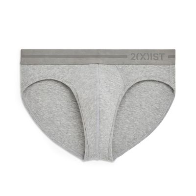 2(X)IST Men's Dream Luxe Low Rise Brief Grey Heather