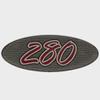 Chaparral 280 S Boat Raised Emblem Decal Sticker view 1
