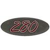 Chaparral 280 S Boat Raised Emblem Decal Sticker view 2