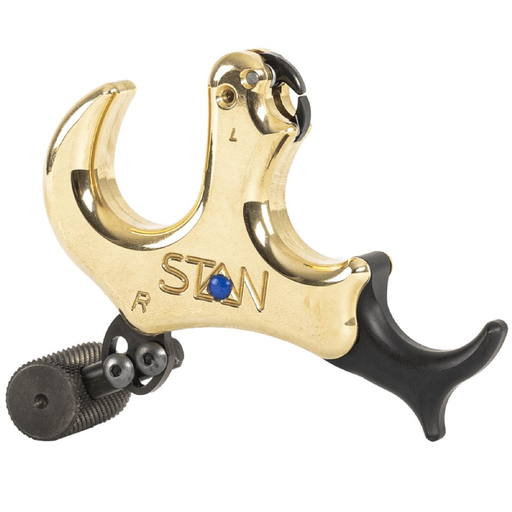 Stan OnneX Resistance Archery Release  Ergonomic 3 & 4 Finger Grip, Universal Handle Platform, Crisp Searing System, Trainer Lock, Modular Fit, Heavy Metal, XL