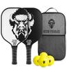 Bison Paddles: Carbon Graphite Pickleball Paddles - Lightweight Pickleball Rackets | Honeycomb Composite Core Improves Pickle Ball Placement and Increases Power | Durable Unibody Construction view 1