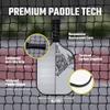 Bison Paddles: Carbon Graphite Pickleball Paddles - Lightweight Pickleball Rackets | Honeycomb Composite Core Improves Pickle Ball Placement and Increases Power | Durable Unibody Construction view 3