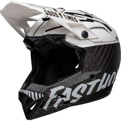 BELL Full-10 Spherical Adult Full Face Bike Helmet - Fasthouse Matte/Gloss White/Black, X-Large/XX-Large (5963 cm)