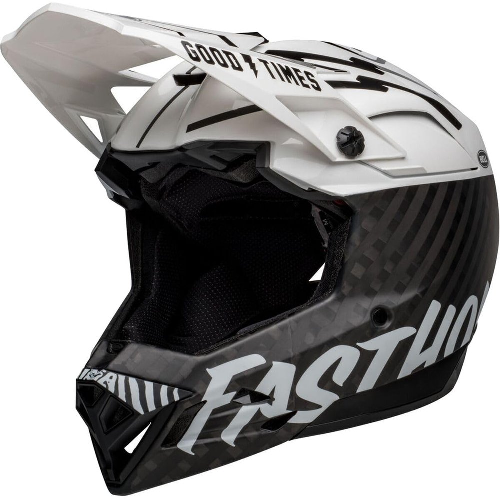 BELL Full-10 Spherical Adult Full Face Bike Helmet - Fasthouse Matte/Gloss White/Black, X-Large/XX-Large (5963 cm)