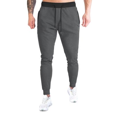 GIBZ Running Pants Solid Color Lightweight Men's Casual Sports Trousers Dark Grey M