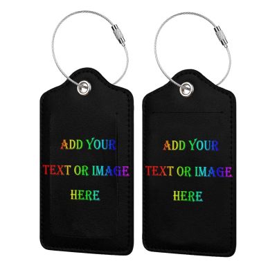 Custom Luggage Tags Personalized Travel Baggage Bag Tags Suitcase Identify Labels for Women Men 1 Pcs