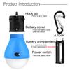LED Tent Light 4-Pack Clip Hook Hurricane Emergency Lights LED Camping Light Bulb Camping Tent Lamp Portable Lantern Bulb Camping Equipment for Camping, Hiking (Red) view 4