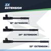 Newport Tiller Extension Handles - with Outboard Motors & Trolling Motors - Carbon Fiber Wrapped Composite Shaft - Available in 18", 24", and 32" Lengths - Ultimate Comfort & Control (18") view 4