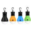 LED Tent Light 4-Pack Clip Hook Hurricane Emergency Lights LED Camping Light Bulb Camping Tent Lamp Portable Lantern Bulb Camping Equipment for Camping, Hiking (Black & Orange & Blue & Green) view 1