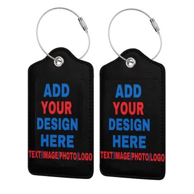 Personalized Luggage tag with Photo/Image/Text, Custom Luggage Tag 1 Pcs