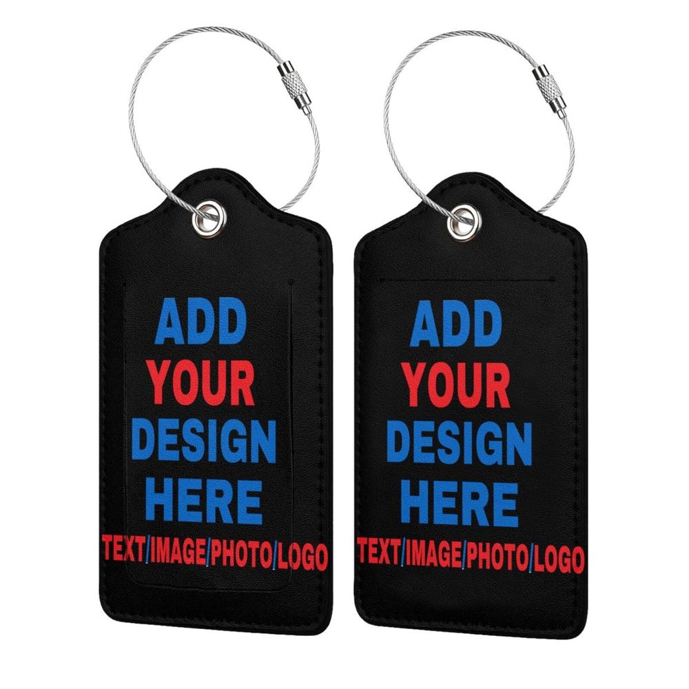 Personalized Luggage tag with Photo/Image/Text, Custom Luggage Tag 1 Pcs