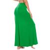 Womens Skirts St. Patrick's Day Green Skirt for Women Long Geen Maxi Skirt High Waist Trendy Holiday Skirts Grass Green XL view 4