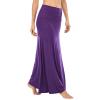 Womens Skirts Y2K Skirt for Women Long Purple Maxi Skirt High Waist Trendy Holiday Skirts Purple XL view 1