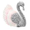 Zerodeko Evil Swan Jewelry Boxes Trinket Box Glitter Hinged Collectible Figurines Ring Holder Valentines present for Women Girls Car Decor view 1