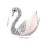 Zerodeko Evil Swan Jewelry Boxes Trinket Box Glitter Hinged Collectible Figurines Ring Holder Valentines present for Women Girls Car Decor view 2