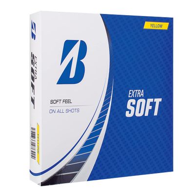Bridgestone Extra Soft Golf Balls, 2023 Model, 12 Balls, Yellow