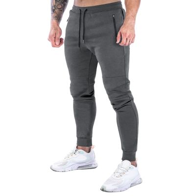GIBZ Loose Fit Trousers Men Breathable Elastic Waist Large Size Loose Pants Dark Grey S