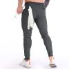 GIBZ Loose Fit Trousers Men Breathable Elastic Waist Large Size Loose Pants Dark Grey S view 4