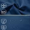 Hugut Women's Lightweight Hiking Cargo Shorts Quick Dry Athletic Shorts for Camping Travel Golf with Zipper Pockets Water Resistant Blue view 4