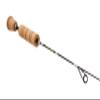 13 FISHING - Wicked Pro Ice Rod - 32" Noodle (Noodle) - Composite Blank - Split Grip Handle - PS-32Noodle, Black view 2