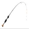 13 FISHING - Tickle Stick Carbon Pro Ice Rod - 29" L (Light) - 100% Carbon Blank w/Skeleton Reel Seat - TSCP-29L, Black view 1