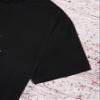 AIEBO Women's Shirts Women's Tops Shirts for Women Abstract Sun and Moon Print Tee (Color : Black, Size : Large) view 4
