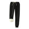 tuduoms Womens Winter Thermal Sweatsuits 2 Piece Outfits Sherpa Fleece Lined Sweatshirt Top and Pant Sets Warm Underwear Suit view 4