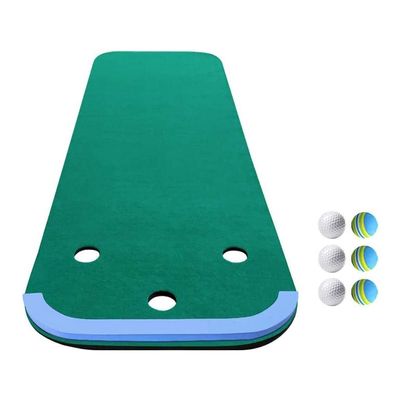 Golf Putter Mat Golf Practice Hitting Mat, Home Golf Putting Mats  Backyard Outdoor Indoor Golf Mats, Professional Indoor Putting Practice (Color : B, Size : 1x3m)