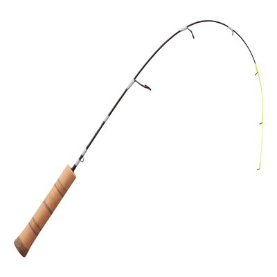 13 FISHING - Wicked Pro Ice Rod - 28" L-Mod (Light Moderate) - Composite Blank - Full Grip Handle - PS-28L-Mod, Black