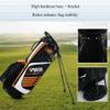 Waterproof Golf Bracket Bag, Ultra-Light Portable Standing Golf Bag 14-Way Divider, Club Golf Sunday Travel Bag, Suitable for Golf Courses and Travel ( Color : Orange ) view 3
