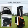 Waterproof Golf Bracket Bag, Ultra-Light Portable Standing Golf Bag 14-Way Divider, Club Golf Sunday Travel Bag, Suitable for Golf Courses and Travel ( Color : Orange ) view 4