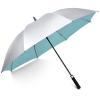 G4Free 54 Inch UV Protection Golf Umbrella UPF 50+ Large Sun Blocking Auto Open Windproof Rain Umbrellas (Silver/Lake Blue) view 1