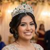 Silver Green Tiara for Women, Quinceaera Crown with Emerald Zircon Stones, Bridal Wedding Headpiece, Elegant Pageant & Birthday Crown, Platinum Plated Jewelry Gift view 2