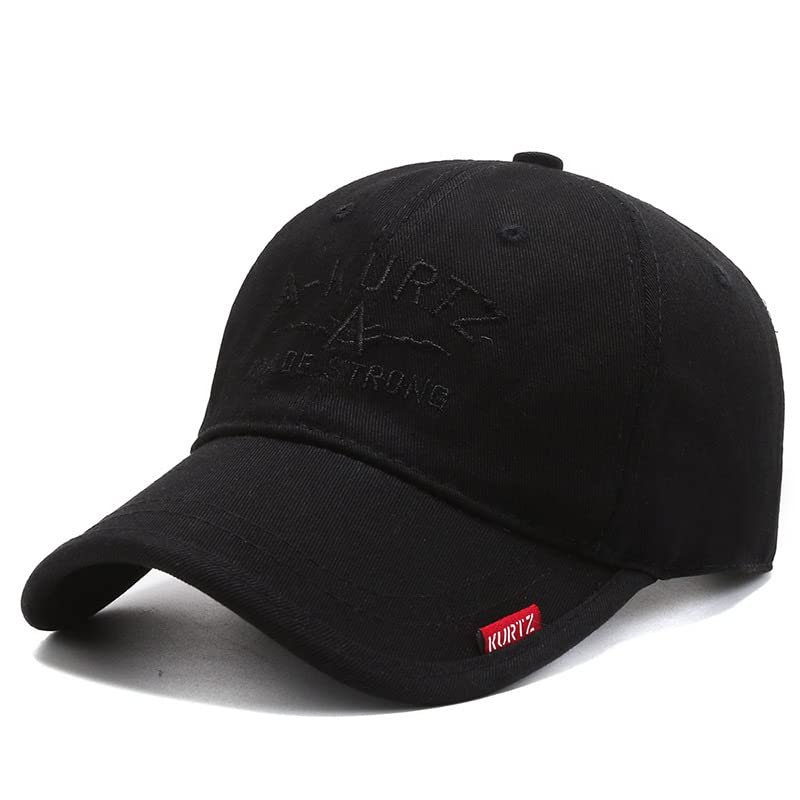 Classic UV Protection Wide-Brimmed Sun hat Beach Outdoor Sun Visor Men's and Women's Casual Baseball caps (Black)