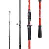 Sougayilang Inshore Saltwater Fishing Rods, Spinning Rods and Casting Rods with AAA Cork Handles,IM7 Toray Carbon Blanks- 7' - Red- Casting view 2
