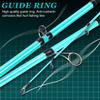 Sougayilang Inshore Saltwater Fishing Rods, Spinning Rods and Casting Rods with AAA Cork Handles,IM7 Toray Carbon Blanks- 7' (Blue- Spinning) view 4