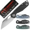 Firebird GANZO FH924-CF Pocket Folding Knife Wharncliffe D2 Steel Blade G10 Anti-Slip Handle with Clip Camping Hunting Fishing Outdoor EDC Pocket Knife (Carbon Fiber Black) view 1